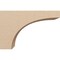 Ekena Millwork 7"W x 21"D x 14"H Classic Stockport Rough Cedar Woodgrain TimberThane Corbel, Primed Tan CORUR07X21X14STORCPR - alternate 6